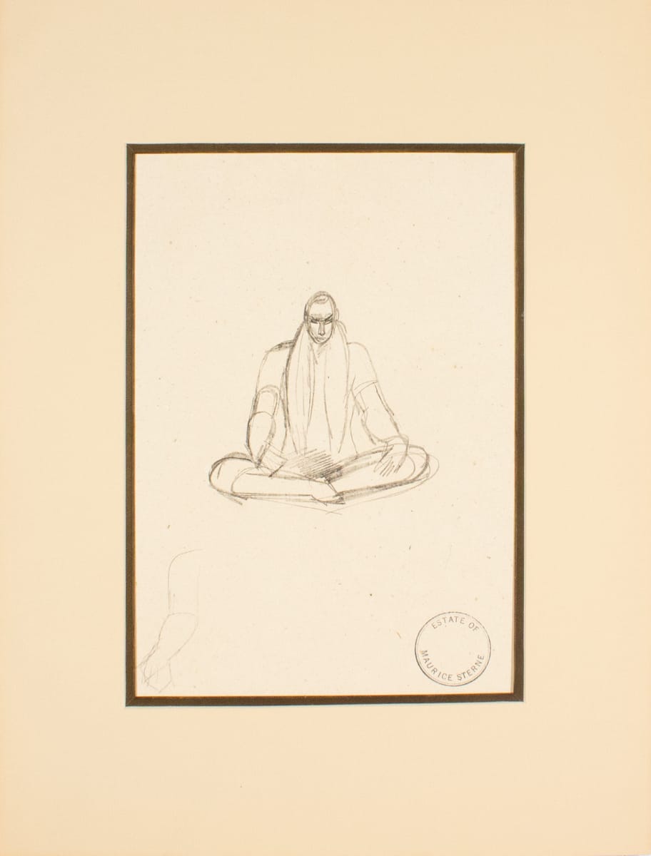 Untitled (Lotus Posture) by Maurice Sterne, Image 1.