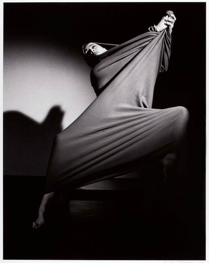 Martha Graham, Lamentation (Oblique) by Barbara Morgan 