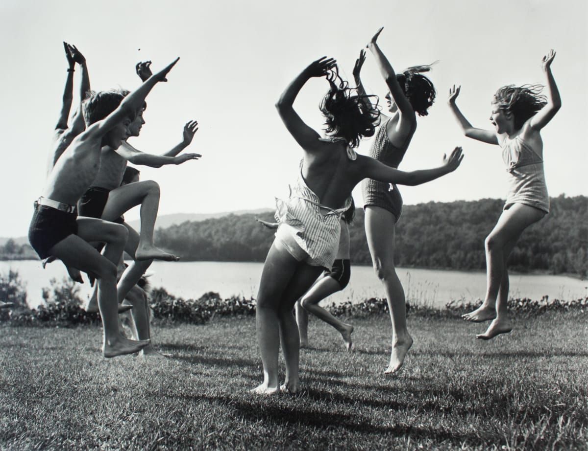 Children Dancing by Lake by Barbara Morgan, Image 1.