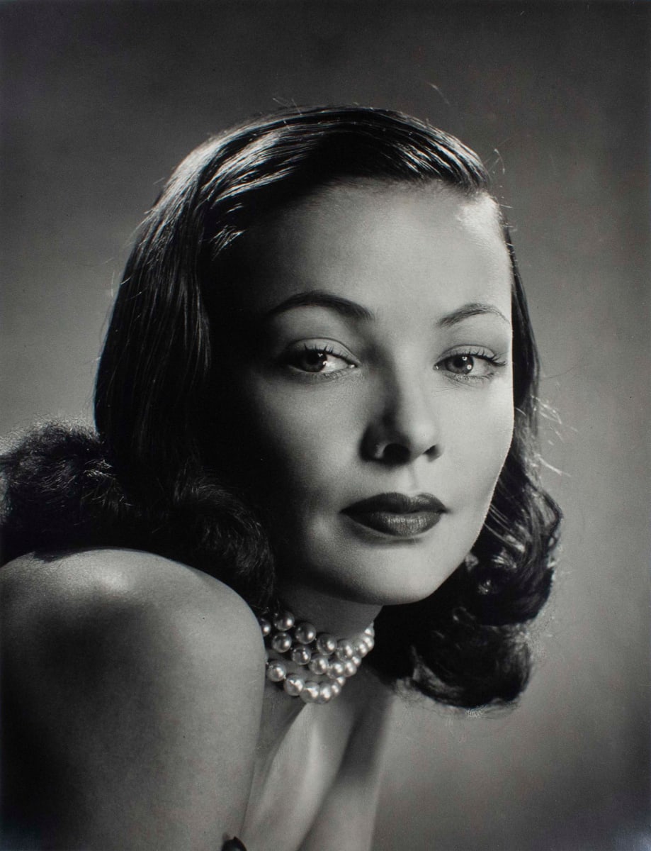 Gene Tierney by Philippe Halsman 