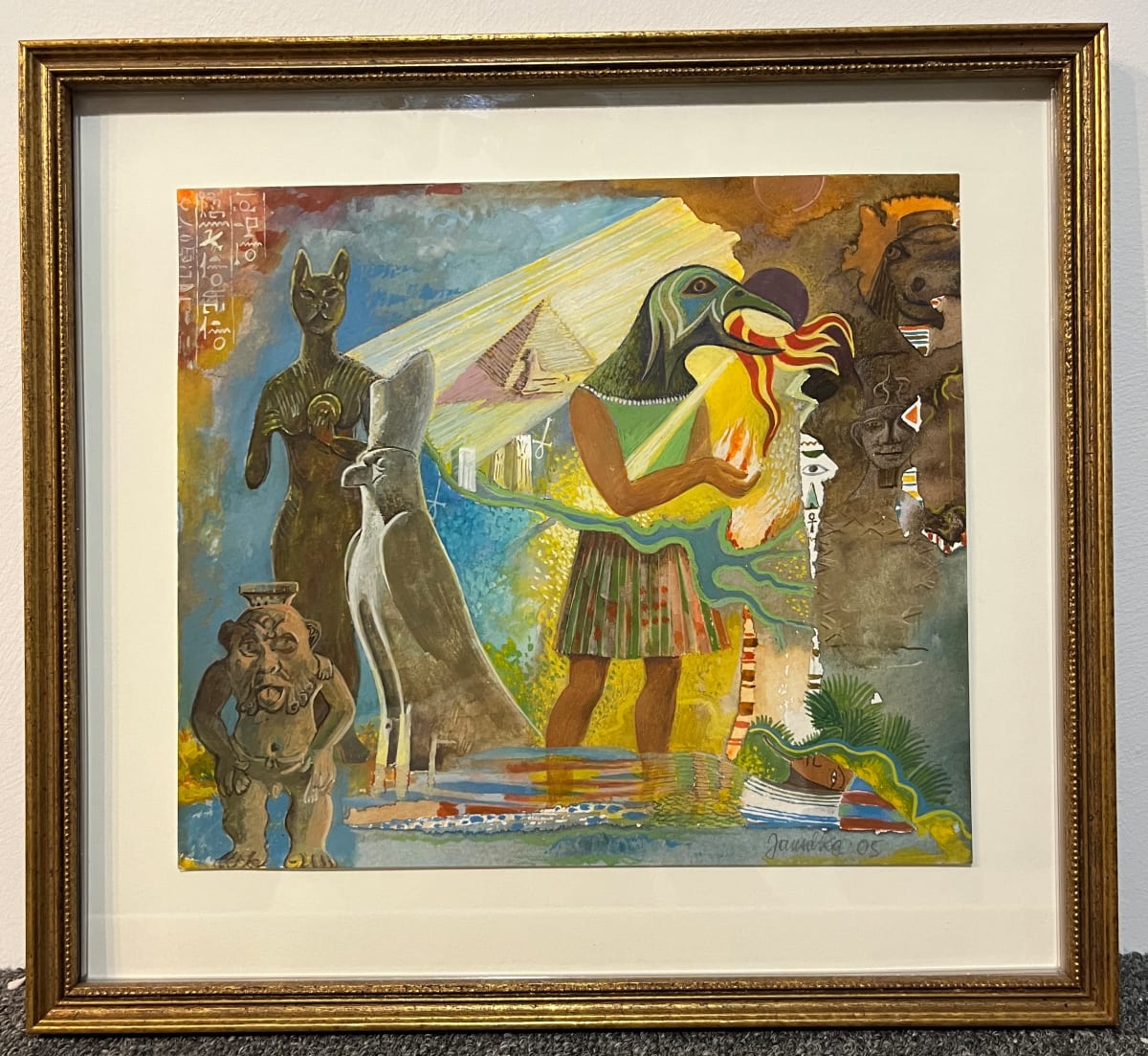 Evolution 3: Egyptian Deities by Fritz Janschka 