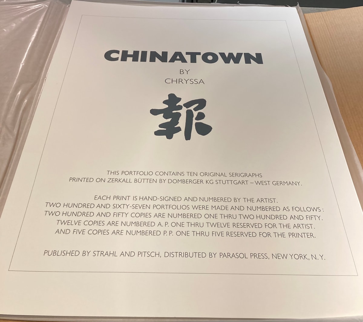 Chinatown by Chryssa 