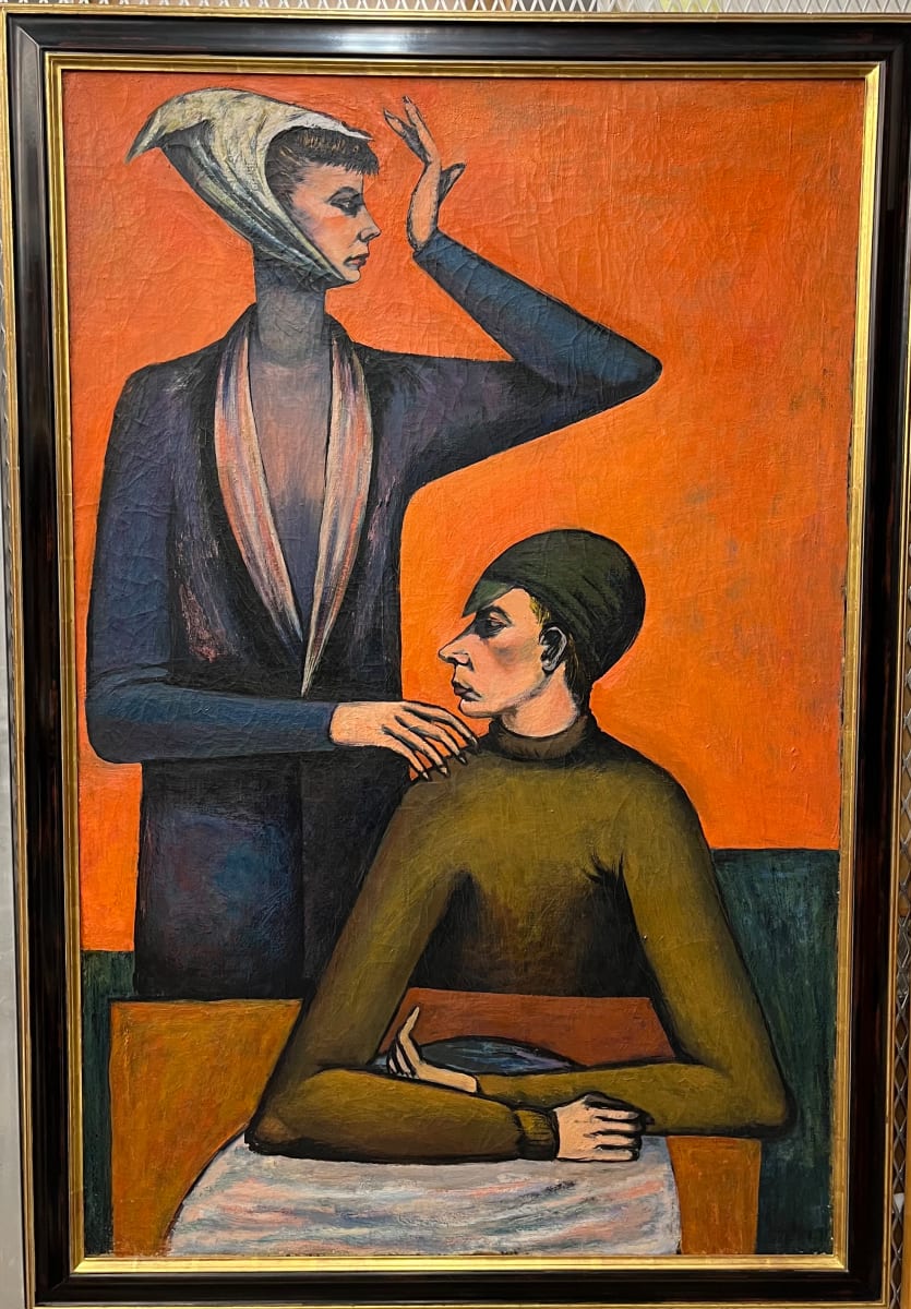 Portrait of Peggy and Richard Bowman by Walter Barker 