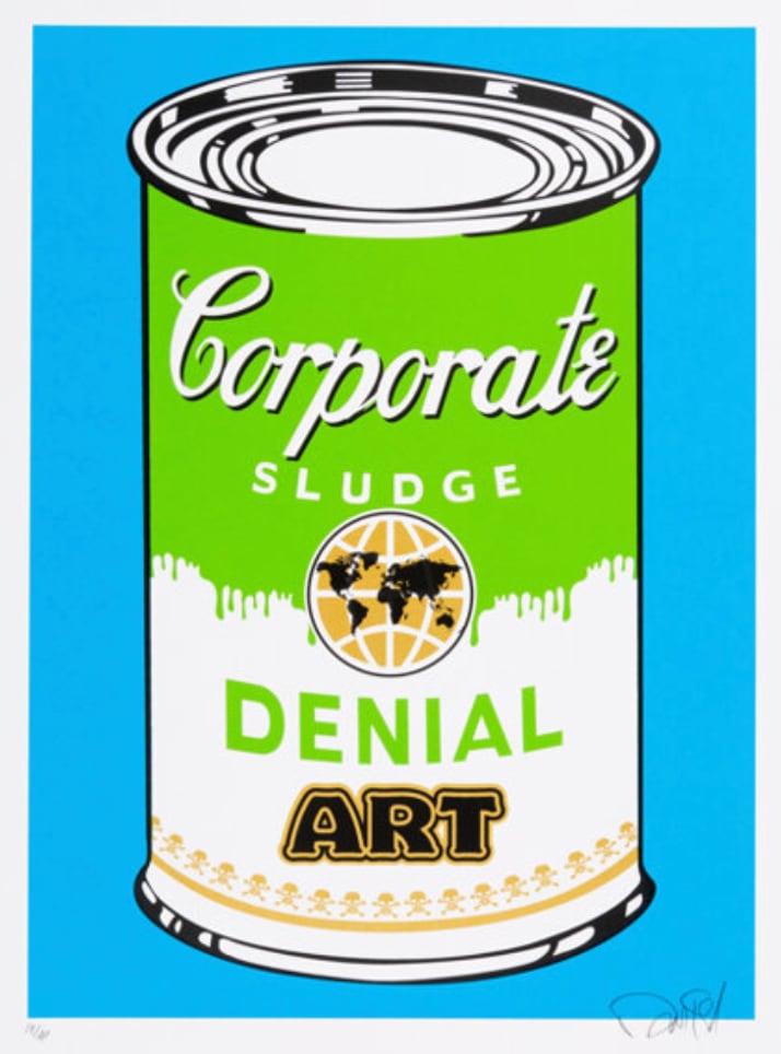 Corporate Sludge (Blue) by DENIAL 