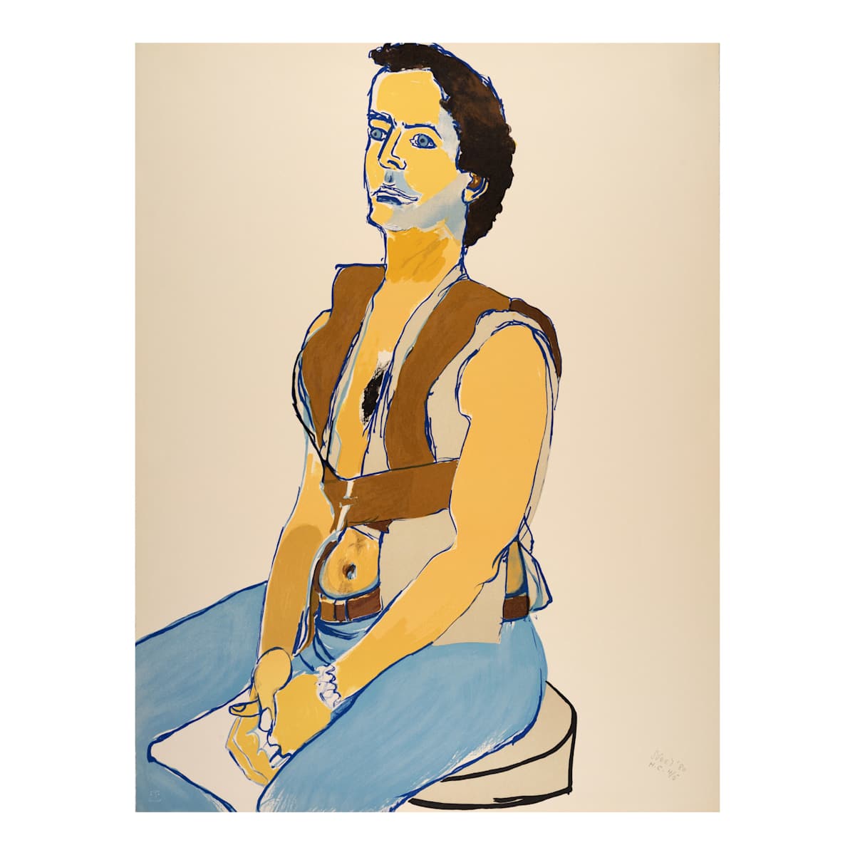 Man in a Harness by Alice Neel, Image 1.