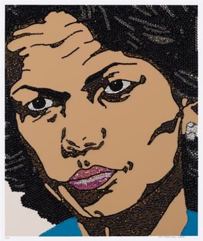 When Ends Meet (Condoleezza Rice) by Mickalene Thomas 