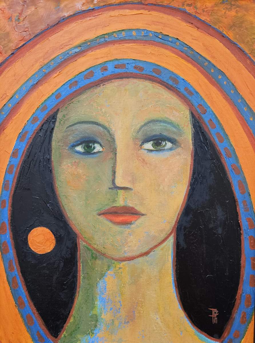 Orange Globe by Tessa Thonett 