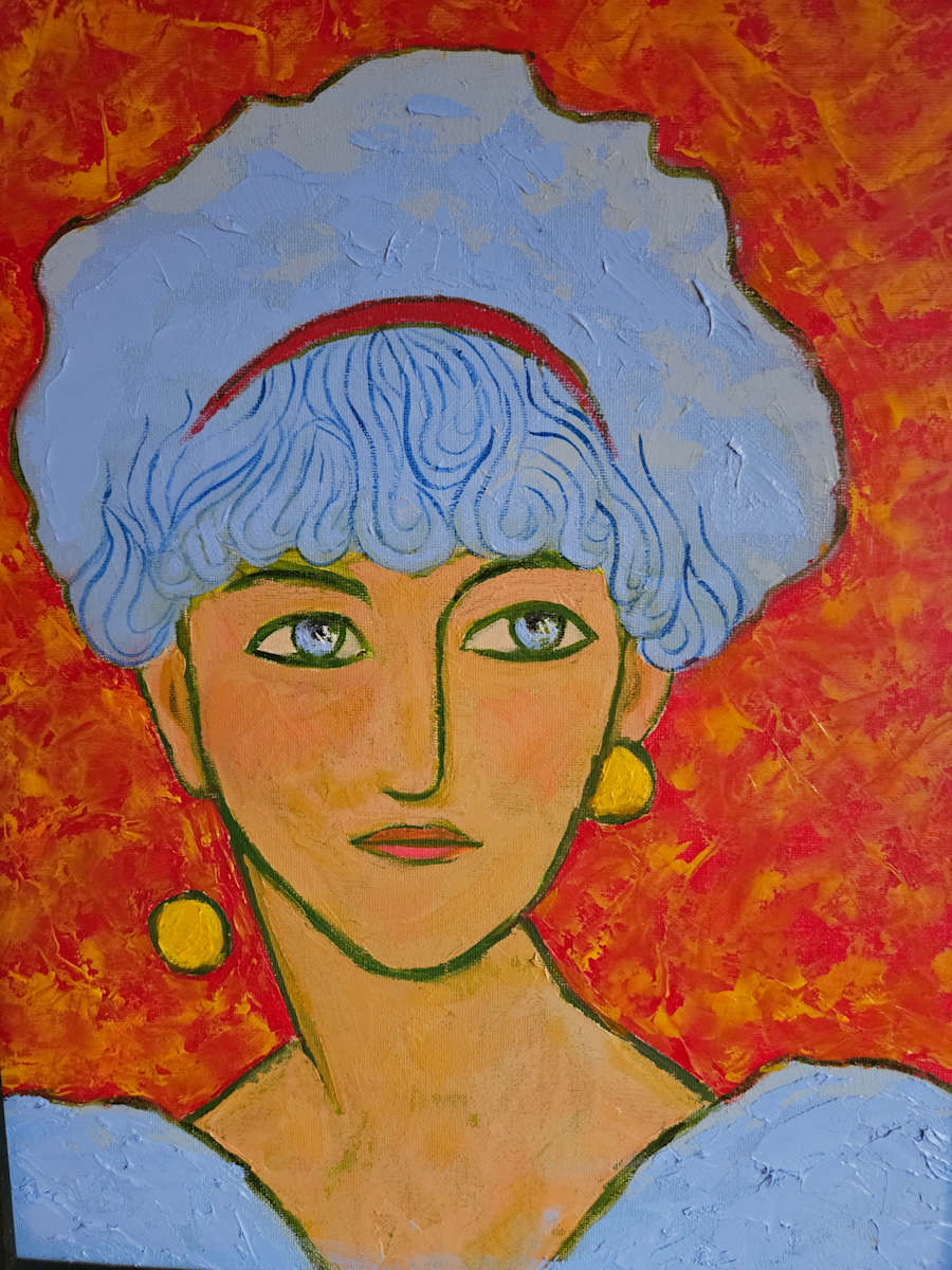 Yellow Earring by Tessa Thonett, Image 1.