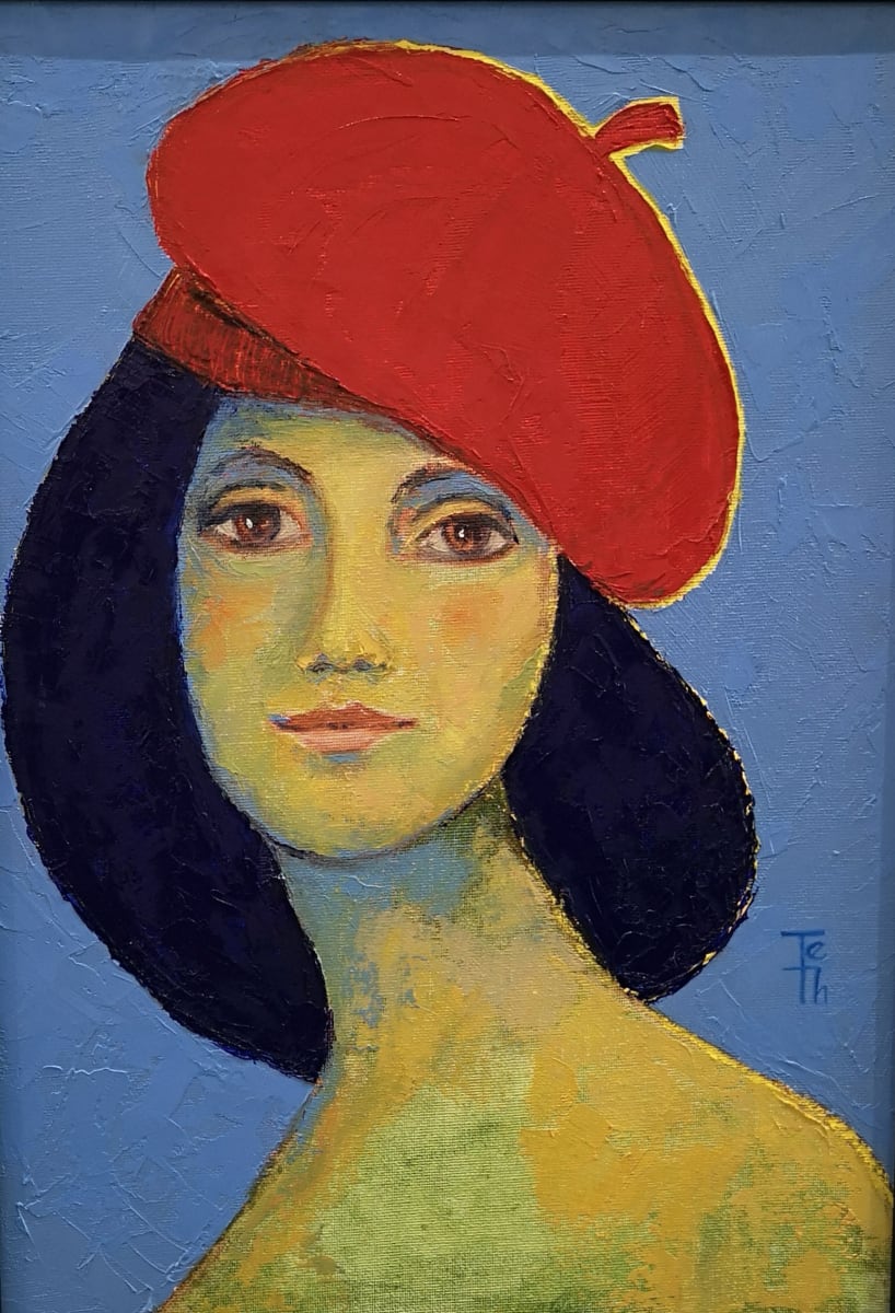 Red Beret by Tessa Thonett 