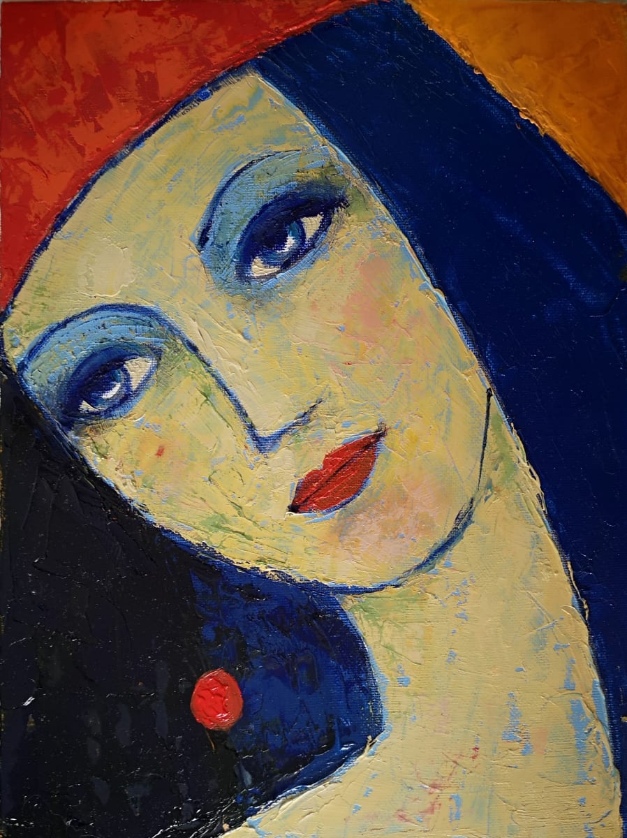 Long dark hair by Tessa Thonett 