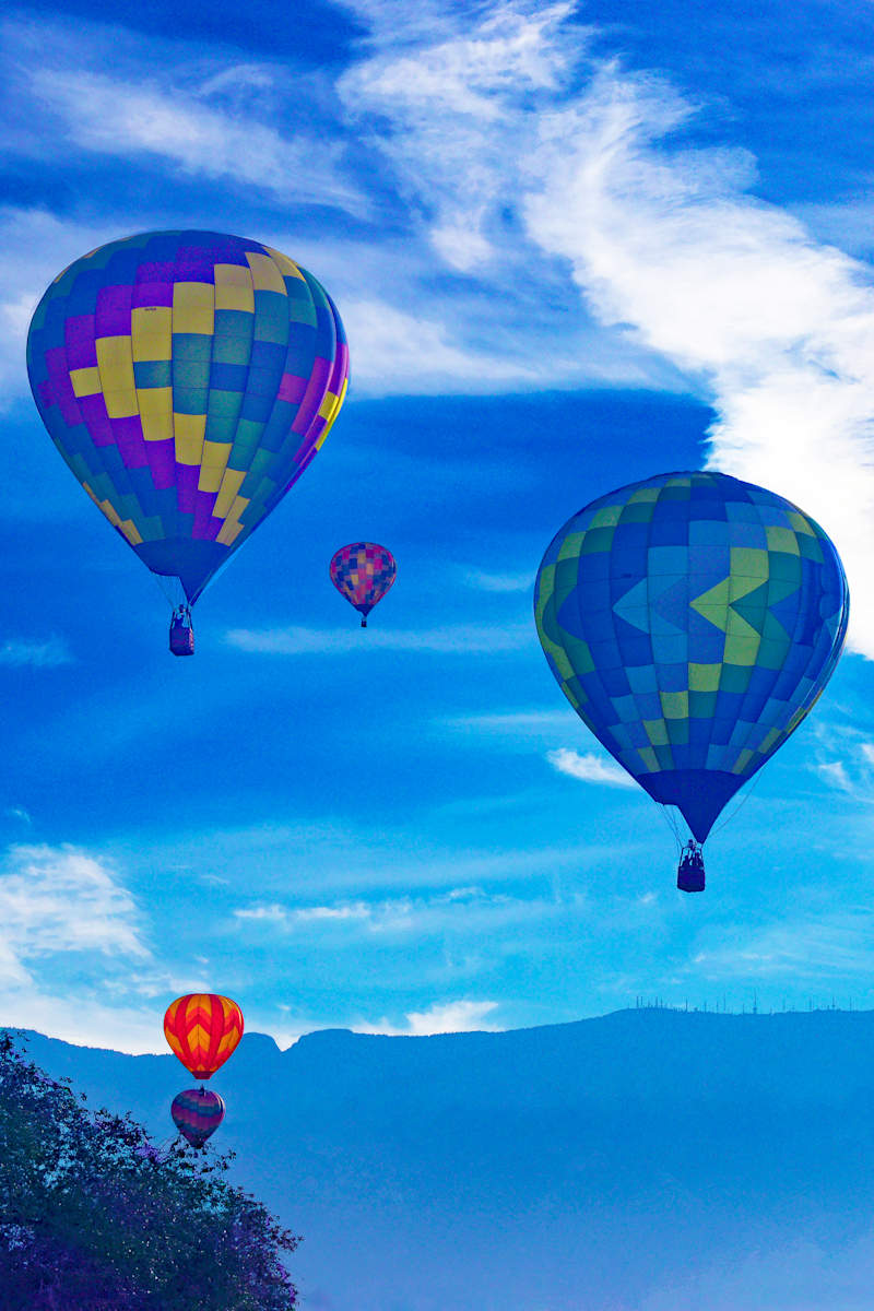 Balloon Fiesta Early Morning #1 by Rodney Buxton 