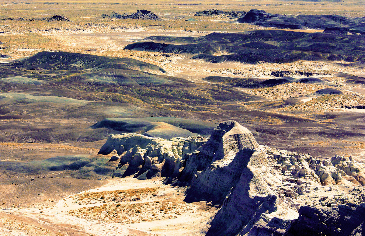 Blue Mesa Area Mid-Morning by Rodney Buxton 