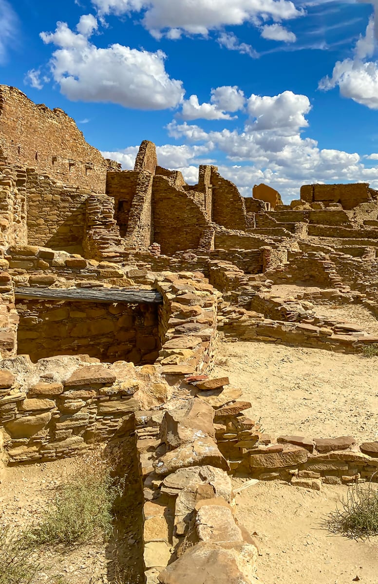 Pueblo Bonito Chaco Canyon Late Afternoon #2 by Rodney Buxton 
