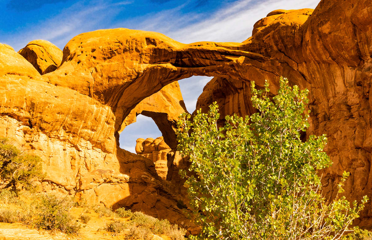 Double Arches Morning #3 by Rodney Buxton, Image 1.