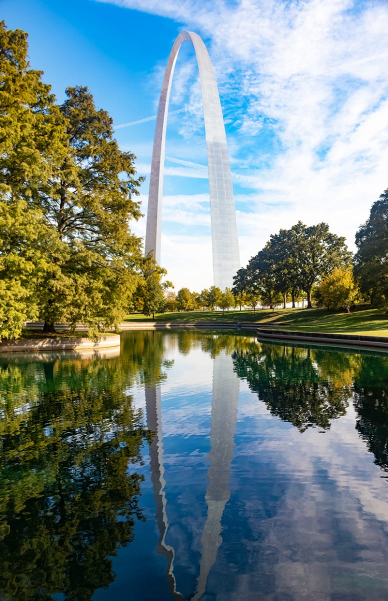 Gateway Arch Morning by Rodney Buxton 