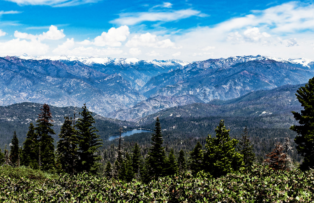 Kings Canyon and the Snow Range from Panorama Point Afternoon by Rodney Buxton 