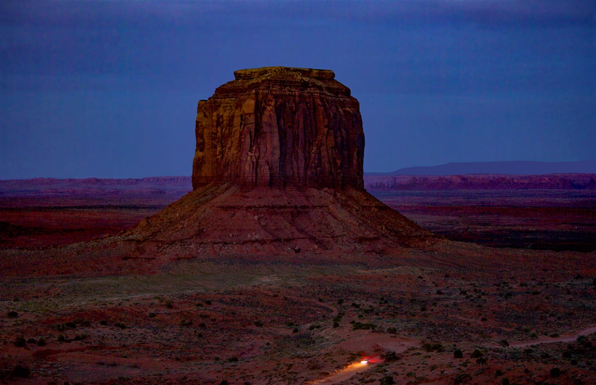 Merrick Butte Twilight by Rodney Buxton 