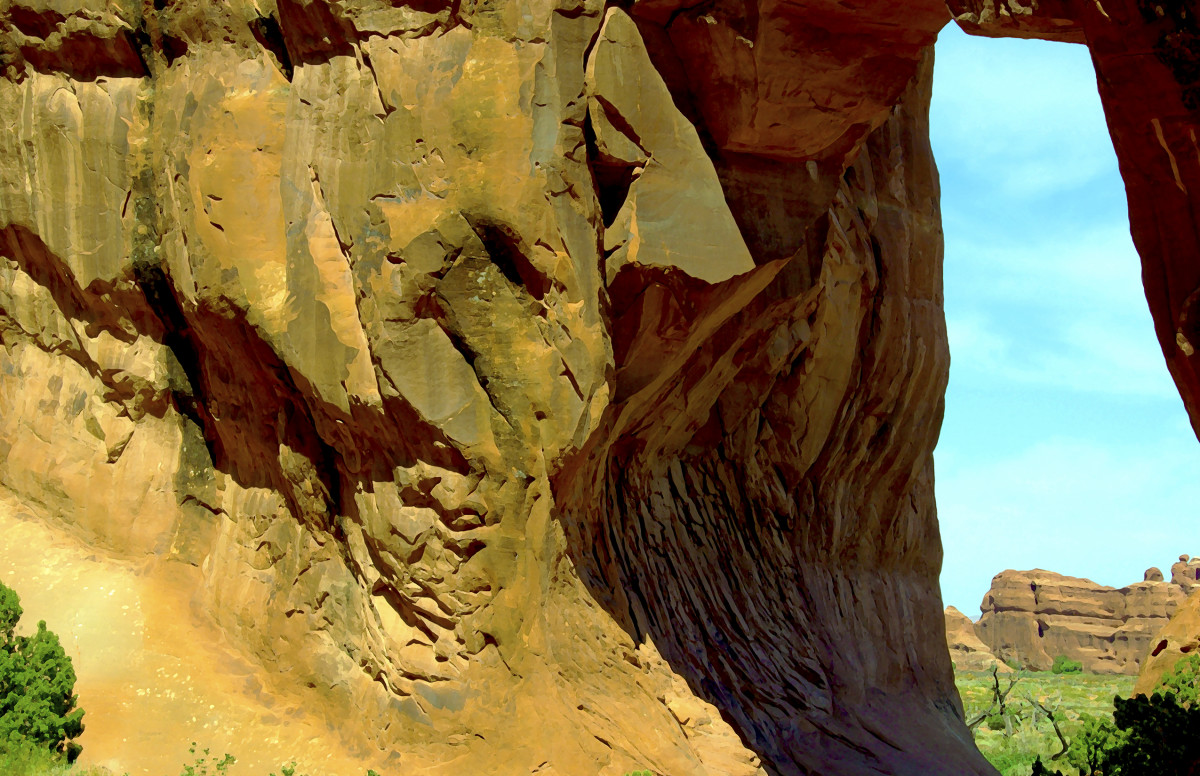 Pine Tree Arch Late Afternoon by Rodney Buxton, Image 1.