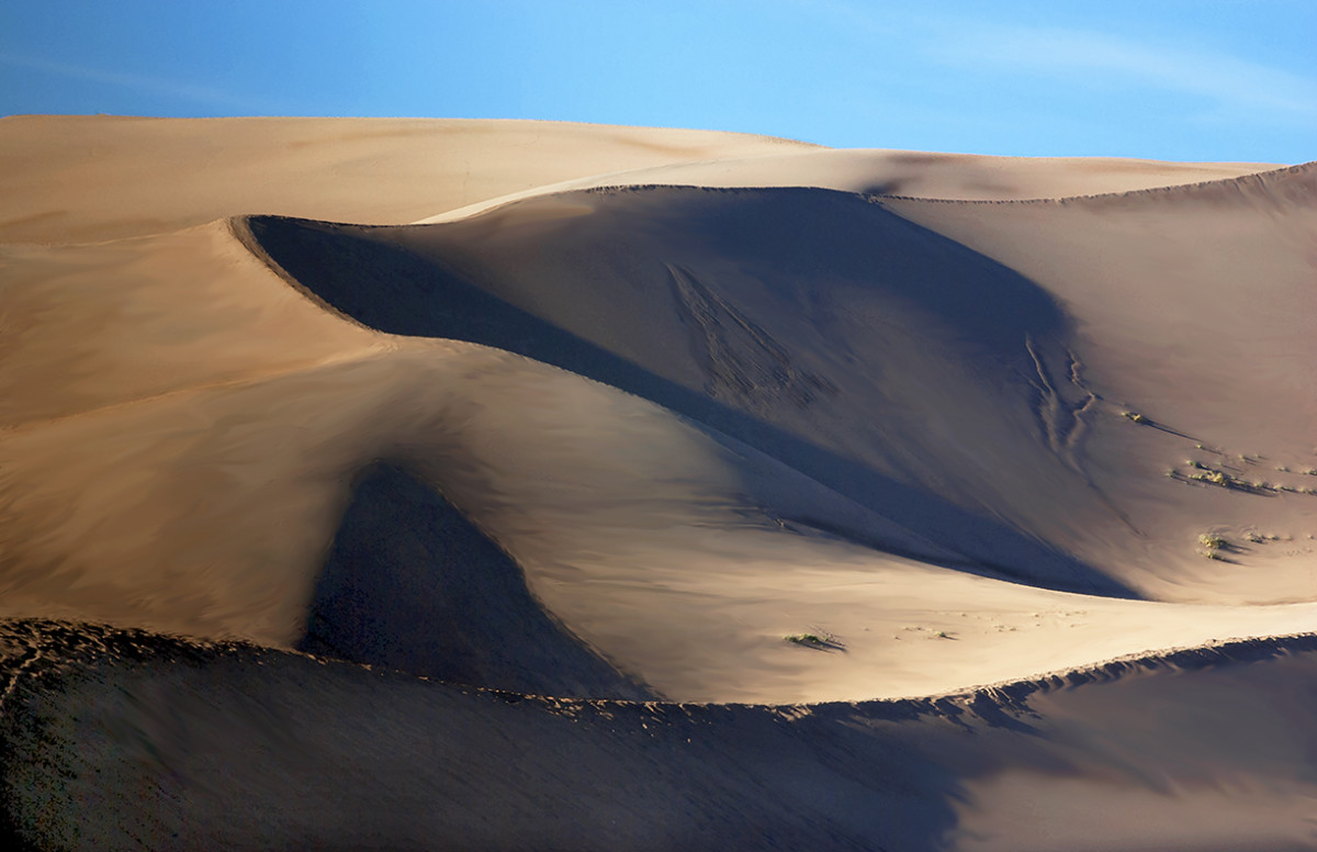 Great Sand Dunes Late Afternoon by Rodney Buxton 