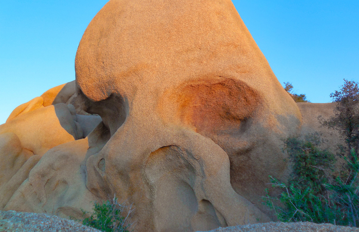 Skukll Rock on Paradise Road Near Sunset by Rodney Buxton 