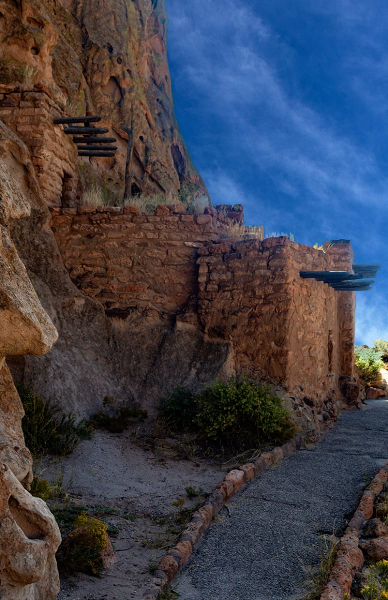 Talus Houses Morning by Rodney Buxton 