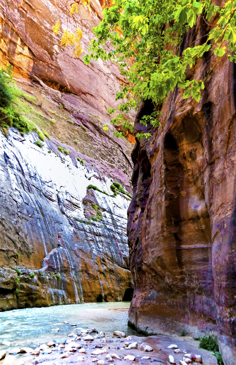The Narrows Morning by Rodney Buxton 