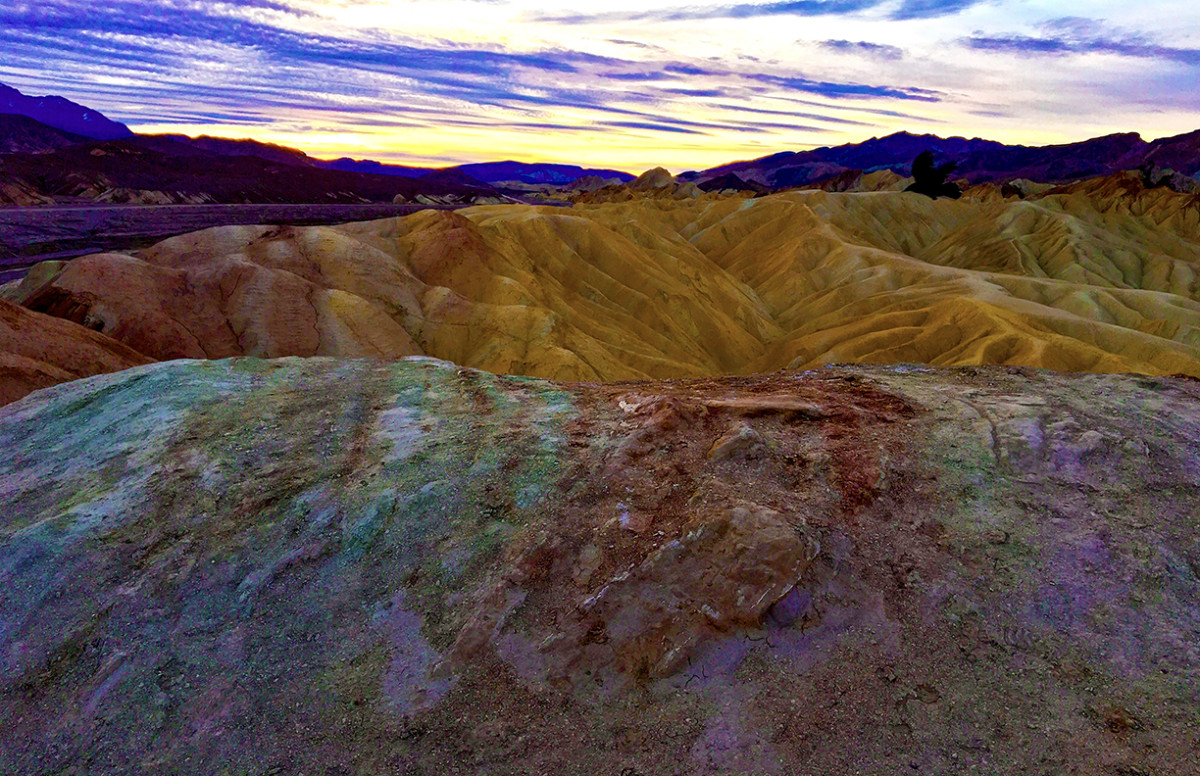 From Zabriskie Point SE Winter Sunrise by Rodney Buxton 