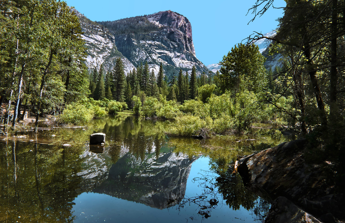 Mirror Lake Morning by Rodney Buxton 