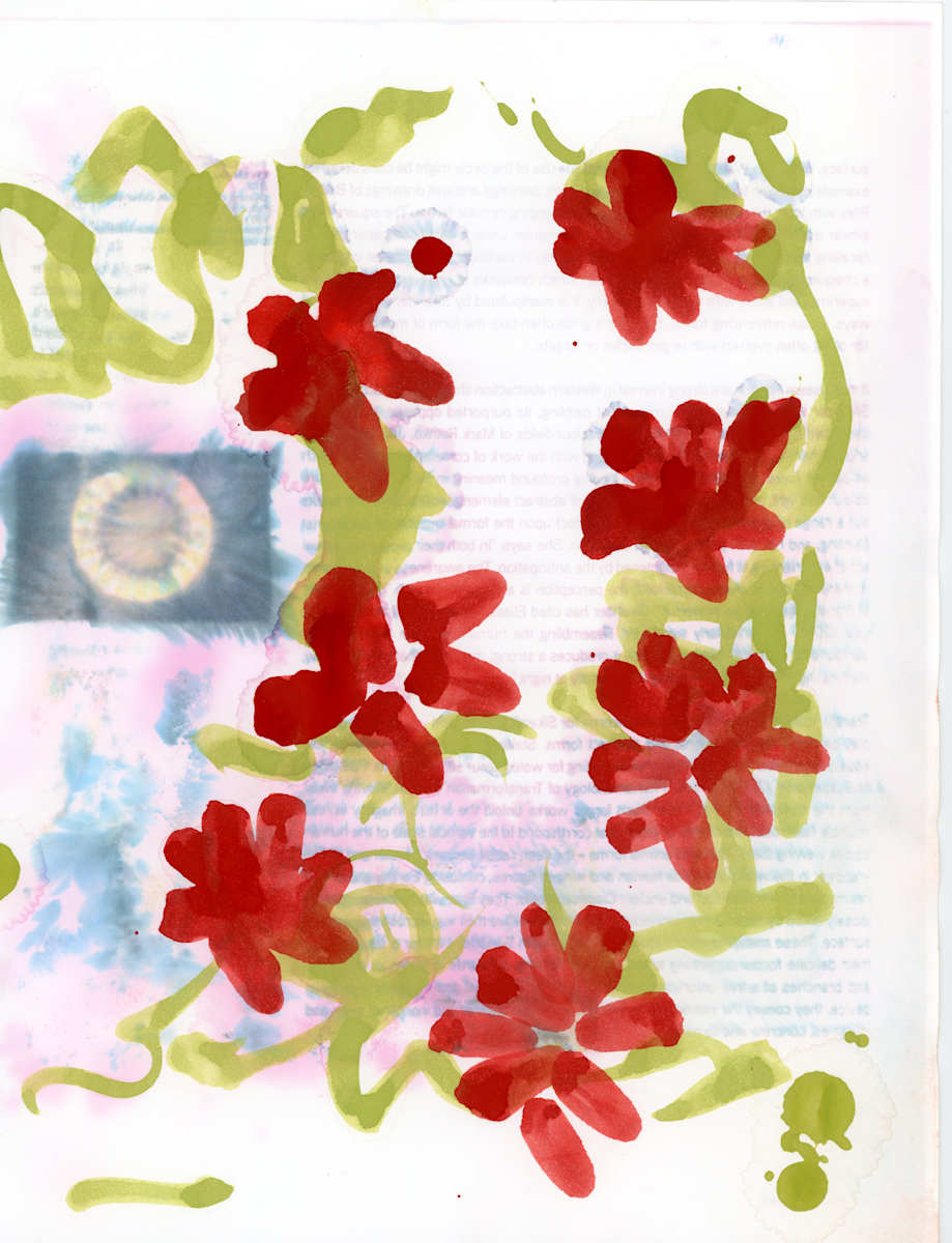 silver linings 15: a garden came forth, like jewels by Sherri Silverman 