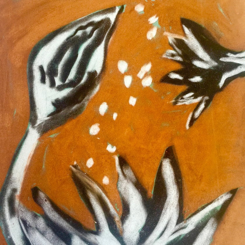 Black and White Flowers 3 detail 