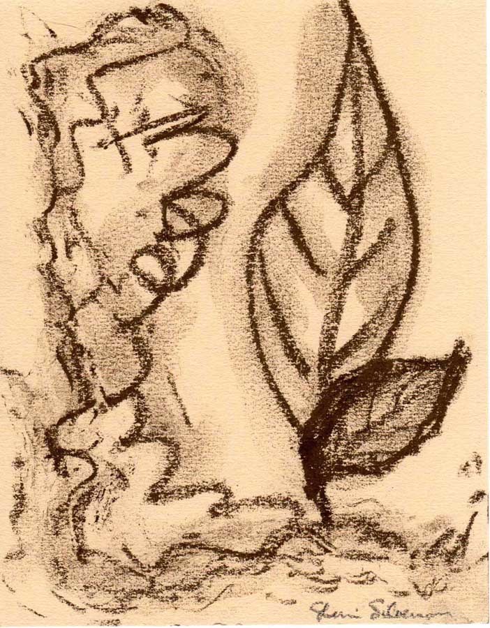 Brown Leaf Study by Sherri Silverman 