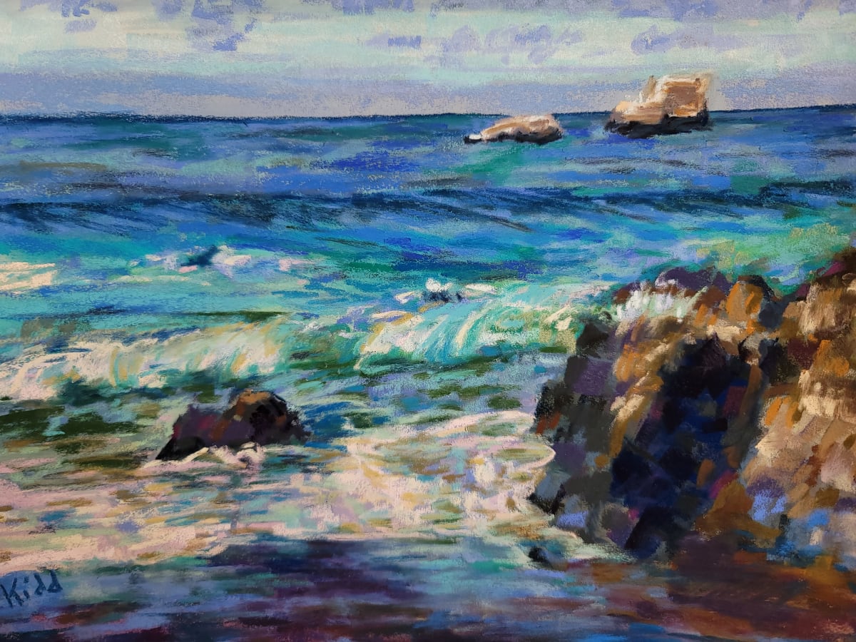 Costal Waves Seascape by HEIDI KIDD  Image: Costal Waves Seascape