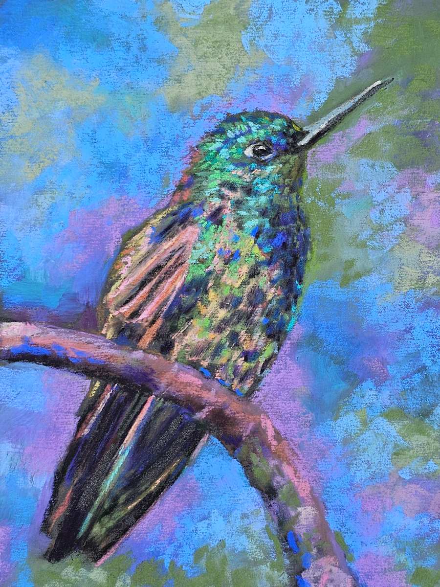 Emerald Hummingbird by HEIDI KIDD 