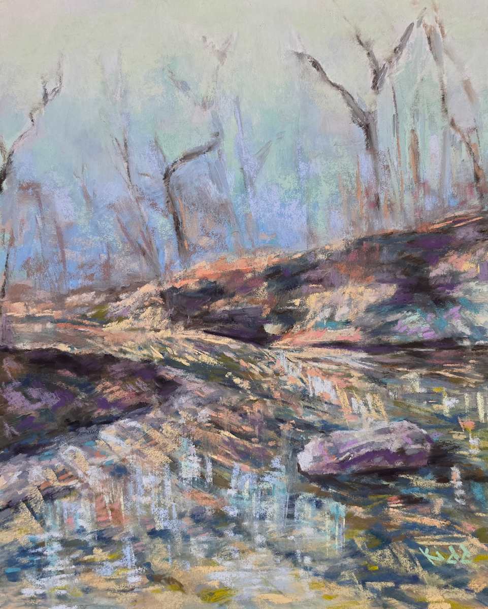 Waterfall Limestone Quarry by HEIDI KIDD, Image 1.