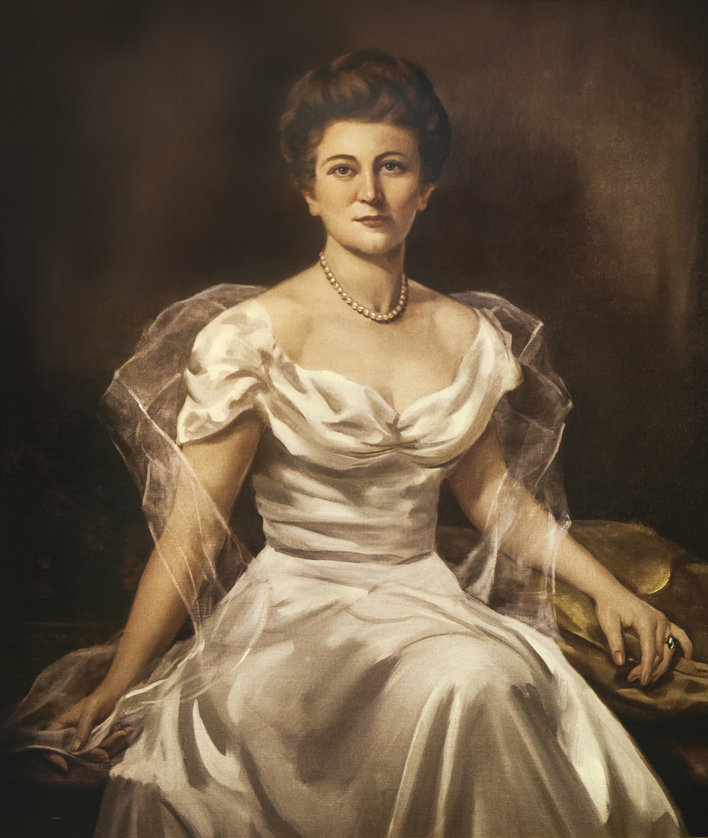 Portrait of Lettie Pate Whitehead Evans by William Steene 