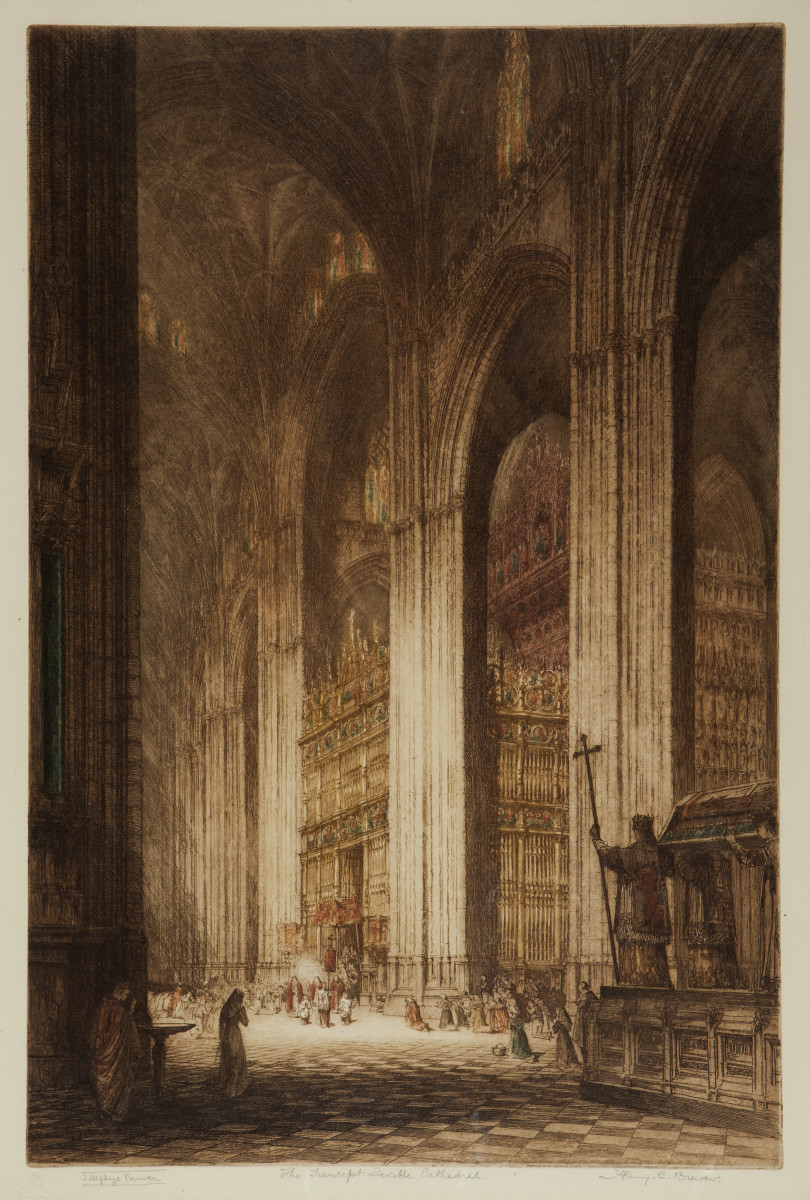 St. Paul's Cathedral- Chancel by James Alphege Brewer 