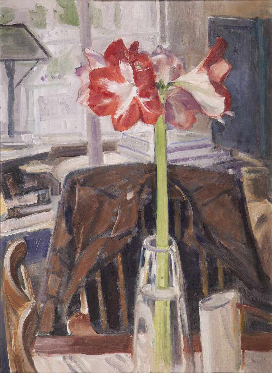 Red Amaryllis by Richard Crozier 