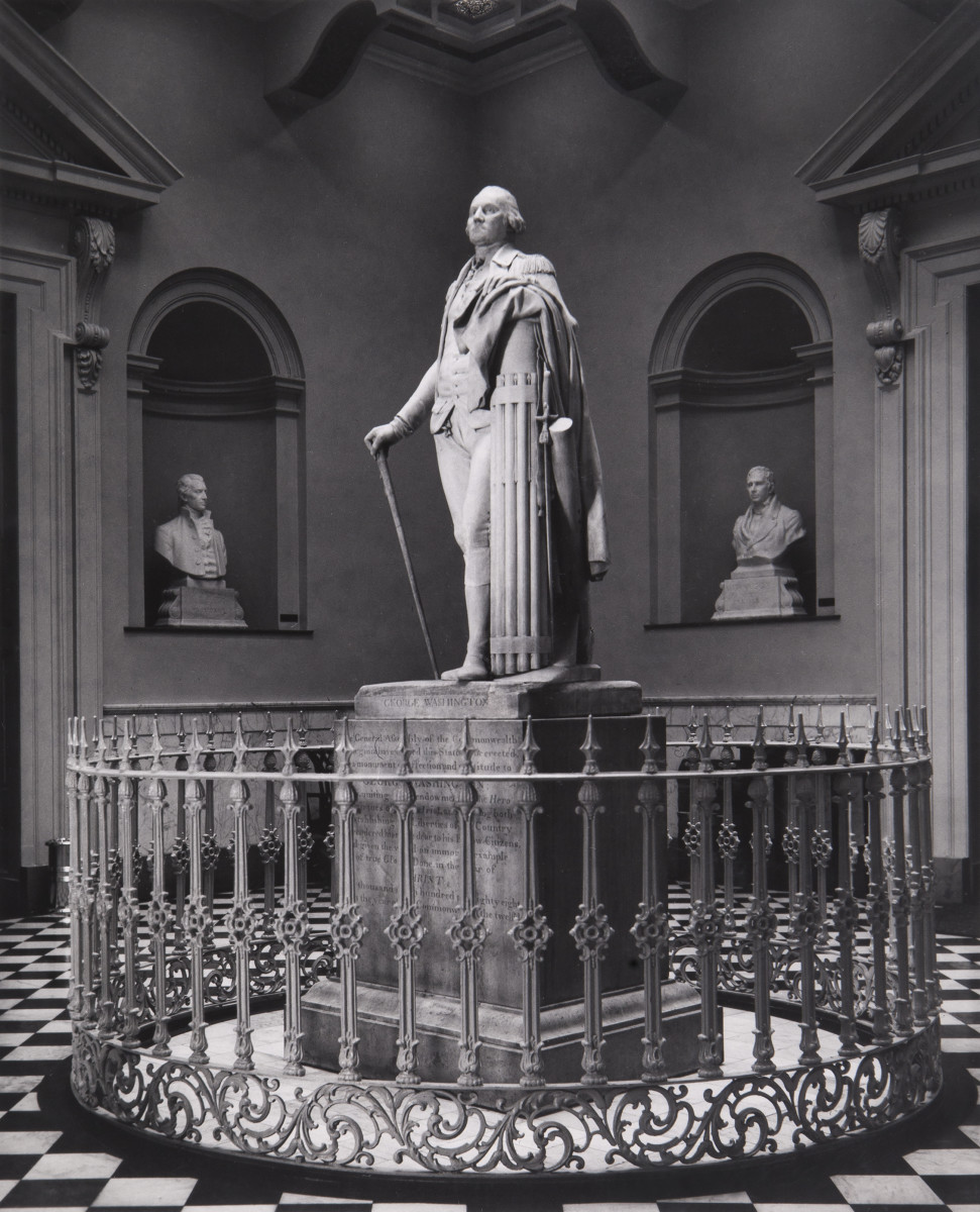 Statue of Washington by Jean-Antoine Houdon by Louis Adolph Homeier 