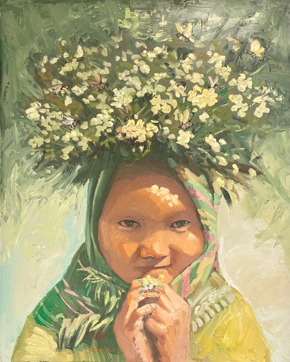 Flower Girl by Unknown Artist 
