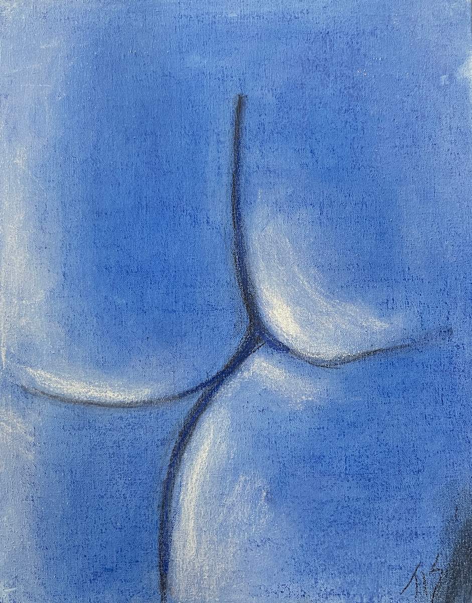 Blue Moon Sleeping Hermaphrodite by Thomas Stevens 