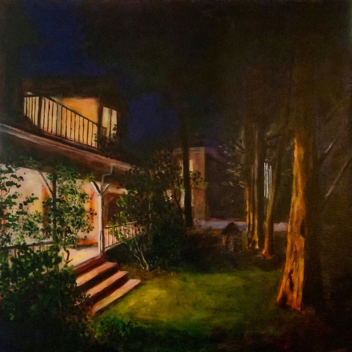 Cedar Walk Beckoning   36.074772N  79.100875W by Thomas Stevens 