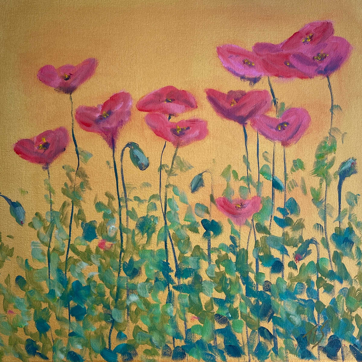 Coral Poppies by Thomas Stevens 