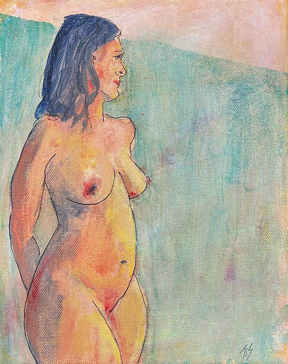 Figuary 4 (sketch) by Thomas Stevens 