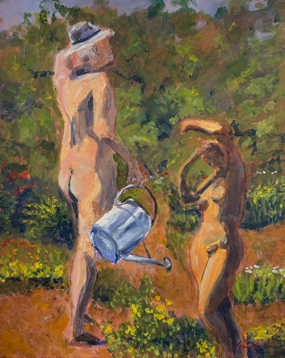 Naked Gardening Day by Thomas Stevens 