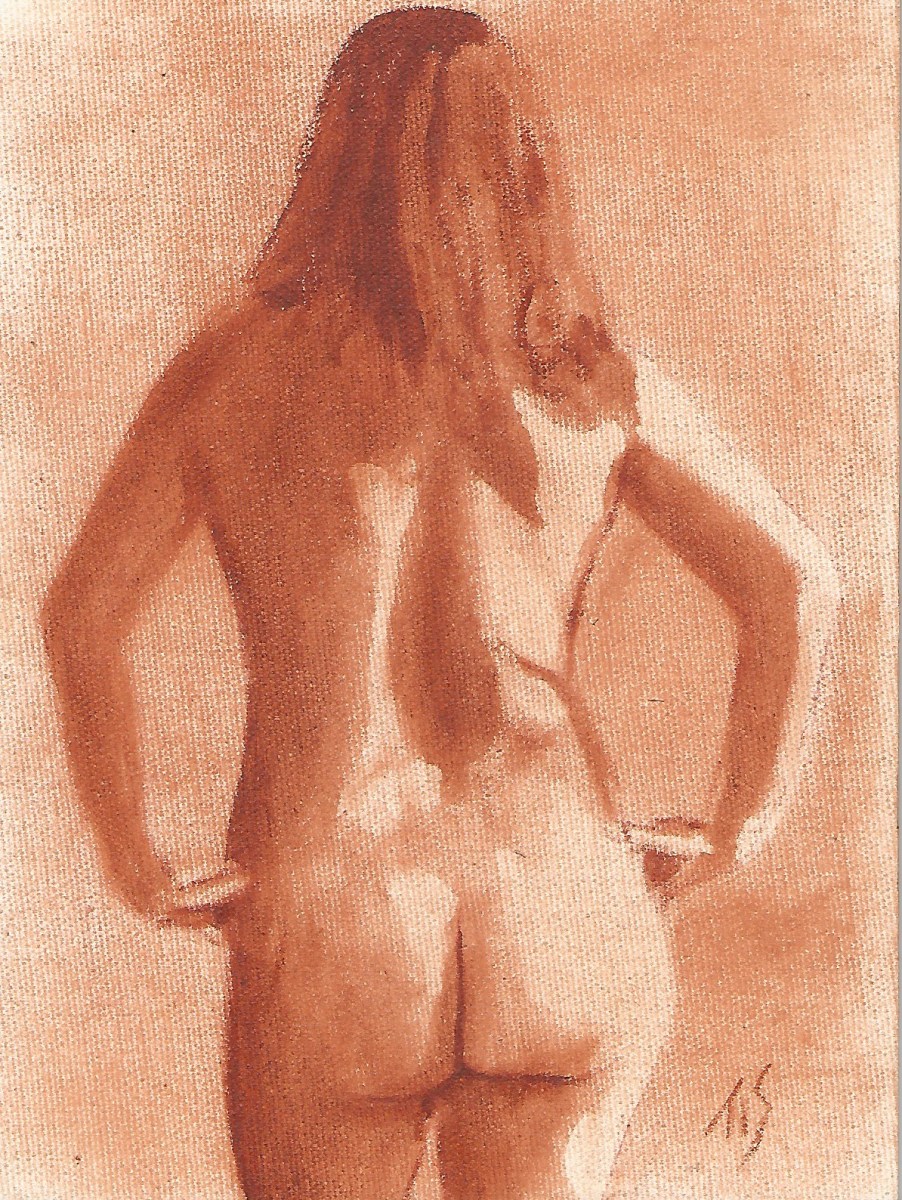 Nude (monochrome) by Thomas Stevens 