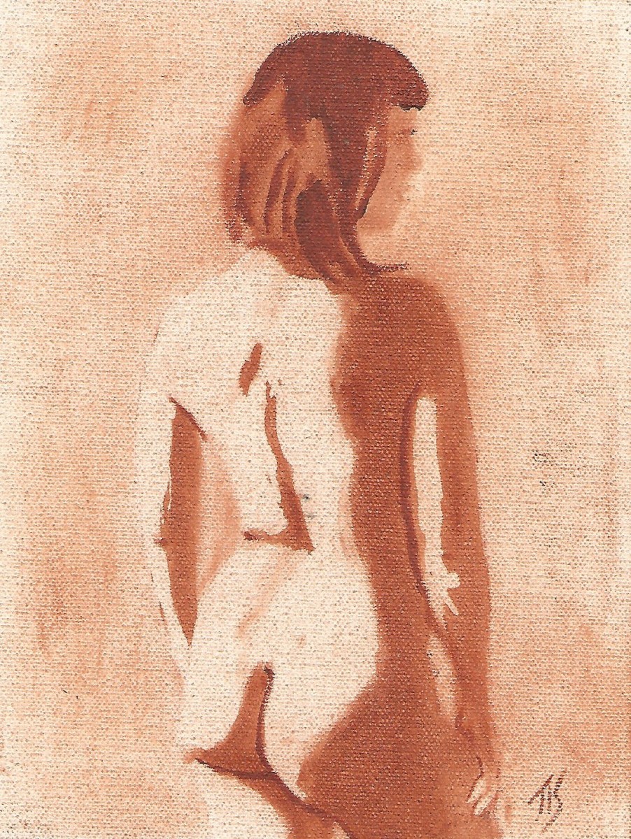 Nude (monochrome) by Thomas Stevens 