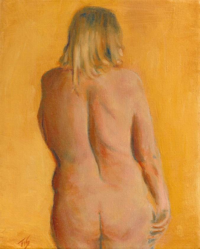 Nude (golden) by Thomas Stevens, Image 1.