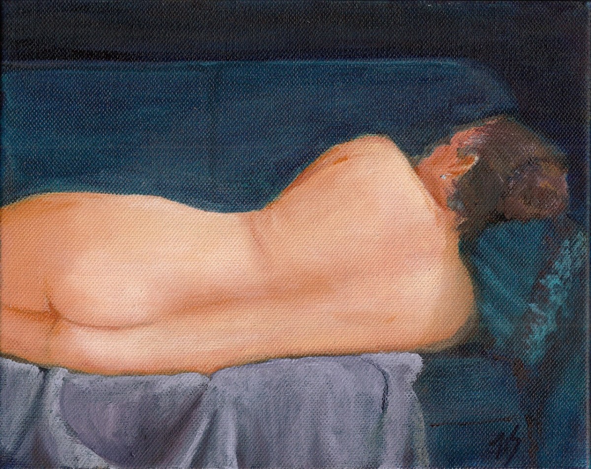 Nude Indigo (study) by Thomas Stevens 