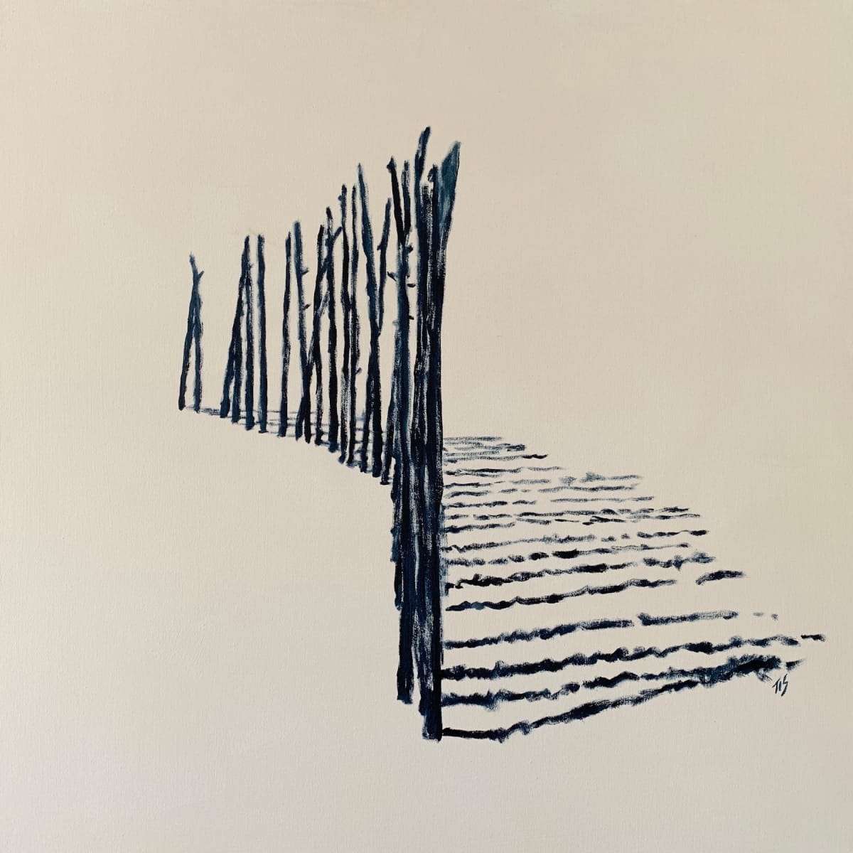 Occaneechi Shadows (monochrome)   36.072333N  79.097725W 