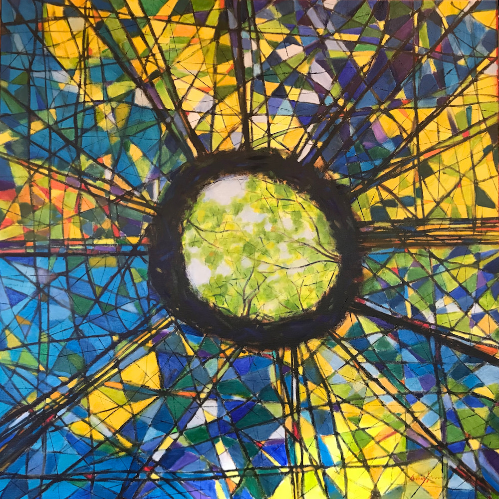 Stickwork Oculus (Azure)  36.072486N 79.101936W by Thomas Stevens 